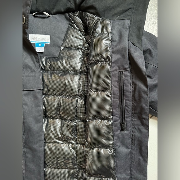 Columbia Women's Long Down Insulated Jacket Size Medium - Picture 7 of 10